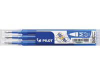 Rollerpenvulling Pilot friXion medium hemelsblauw set à 3 stuks