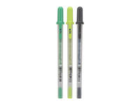 Gelschrijver Sakura Gelly Roll Moonlight 06 botanic set à 3 kleuren