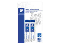 Potloodstift Staedtler Mars Carbon Micro 0.7mm HB blister 2 stuks