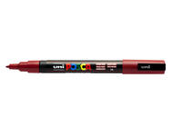 Paintmarker Uni POSCA PC3M fijn donkerrood