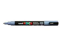 Paintmarker Uni POSCA PC3M fijn leisteengrijs