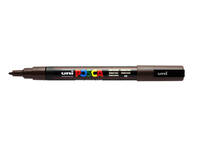 Paintmarker Uni POSCA PC3M fijn donkerbruin