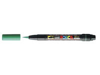 Paintmarker Uni POSCA PCF350 Brush 1-10mm donkergroen