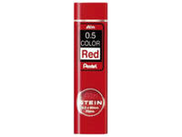 Potloodstift Pentel Ain Stein HB 0.5mm rood koker à 20 stuks