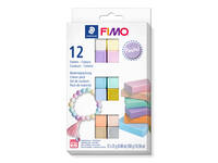 Klei Fimo  soft colour pak à 12 pastel kleuren