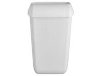 Afvalbak Quartzline open inworp 23 liter wit 441402
