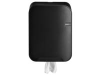 Poetspapierdispenser Quartzline Q16 medium zwart 441154
