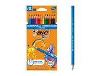 Kleurpotloden BicKids Evolution assorti etui à 12 stuks