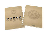 Schrift Adoc BIO A4 ruit 5x5mm 144 pagina's 90gr kraft