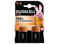 Batterij Duracell Plus 2x 9Volt