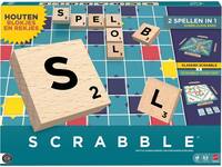 Spel Scrabble Mattel met houtblokjes