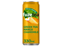 Frisdrank Fuze Tea Green Tea mango chamomile blik 330ml