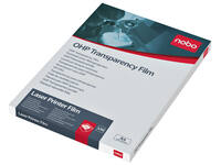Overheadprojector transparanten Nobo voor laserprinters 50 stuks