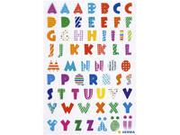 Etiket HERMA 6291 kleurrijke letters stone