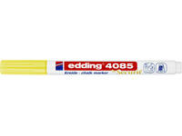 Krijtstift edding 4085 by Securit rond 1-2mm neon geel