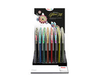 Gelschrijver Pentel K110 Dual medium metallic assorti 8 kleuren