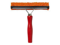 Raamtrekker ProPlus met houten steel 145mm rood