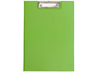 Klembordmap MAUL A4 staand met penlus PVC neon groen