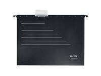 Hangmap Leitz Alpha Recycle A4 verticaal V-bodem zwart