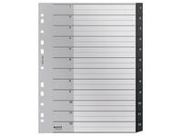 Tabblad Leitz Recycle A4 11-gaats 1-12 extra breed PP