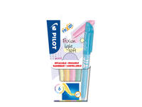 Markeerstift PILOT friXion light soft pastel assorti set à 6 stuks