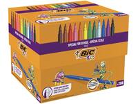 Kleurstiften BicKids visa fijn assorti schoolbox à 288 stuks
