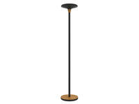 Vloerlamp Unilux Baly led bamboe zwart