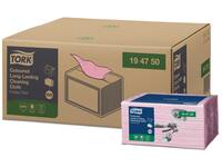 Reinigingsdoek Tork W8 Premium 1-laags 40 vel rood 194750