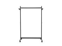 Garderoberek MAUL Samba mobiel 115X172X51cm 40kg, 10 haken zwart RAL9004