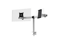 Monitorarm Durable met klem voor 1 scherm en 1 tablet