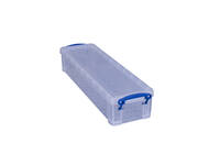 Opbergbox Really Useful 1.5 liter 355x100x70mm transparant wit