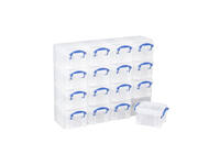 Opbergbox Really Useful 16x 0.14 liter 280x224x65mm transparant wit