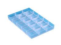 Vakkenverdeler Really Useful 4/9 liter15 vakken 342x215x35mm transparant