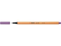 Fineliner STABILO point 88/62 fijn pruimenpaars