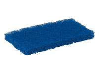 Schuurspons Vikan medium 125x245x23mm blauw nylon