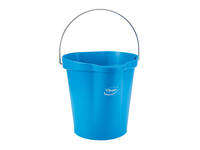 Emmer Vikan met schenktuit en maat 12l blauw