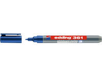 Whiteboardmarker edding 361 rond 1mm blauw