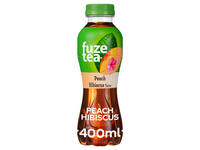 Frisdrank Fuzetea peach hibiscus petfles 400ml