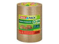 Verpakkingstape tesapack® Papier Standard ecoLogo 50mx50mm bruin bundel 3 rollen