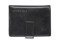 Kaarthouder Maverick All Black super compact RFID leer zwart