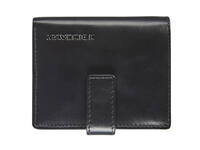 Kaarthouder Maverick All Black compact RFID leer zwart