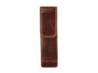 Pennenetui Maverick The Original 2-delig leer bruin