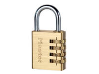 Hangslot MasterLock combinatieslot messing 40mm