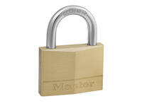 Hangslot MasterLock messing 50mm
