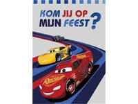 Wenskaart Hallmark uitnodiging Cars pak à 5 stuks