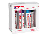 Viltstift edding 400 rond 1mm met houder assorti set à 10 stuks
