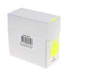 Etiket Rillprint 35mm op rol fluor geel 500 stuks