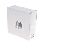 Etiket Rillprint 25mm op rol wit 500 stuks