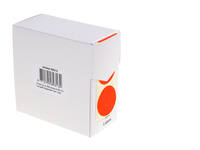 Etiket Rillprint 35mm op rol fluor rood 500 stuks