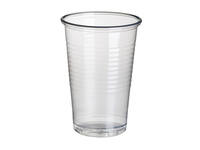 Beker Papstar 200ml Ø 70.3mm PP transparant 100 stuks